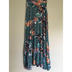 ReneeC floral print skirt